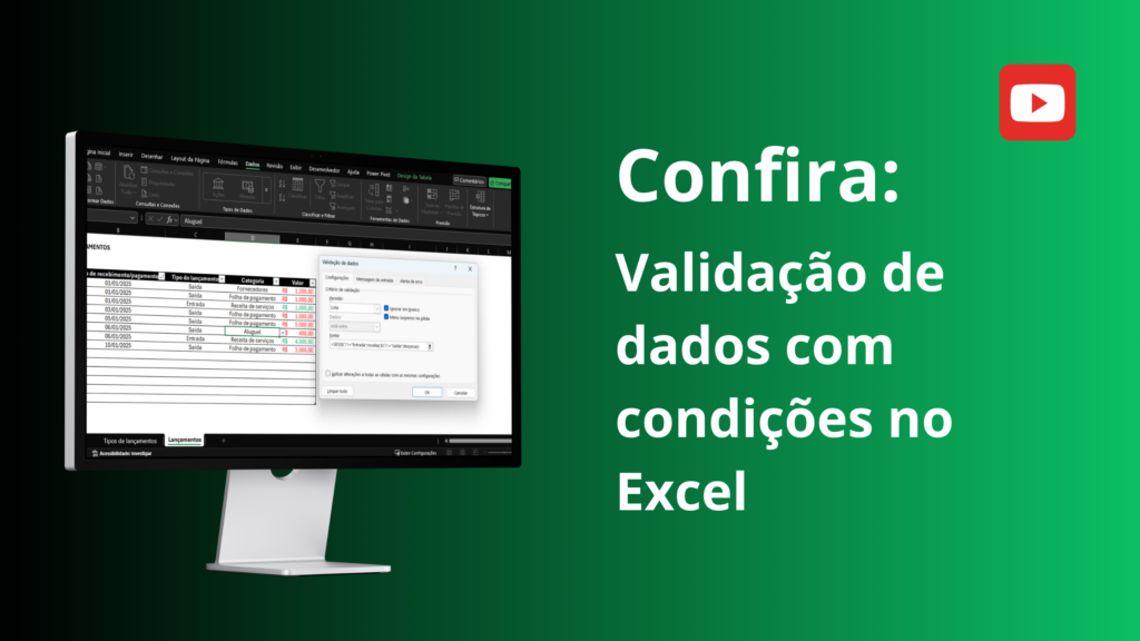 Validação de Dados com Condições no Excel