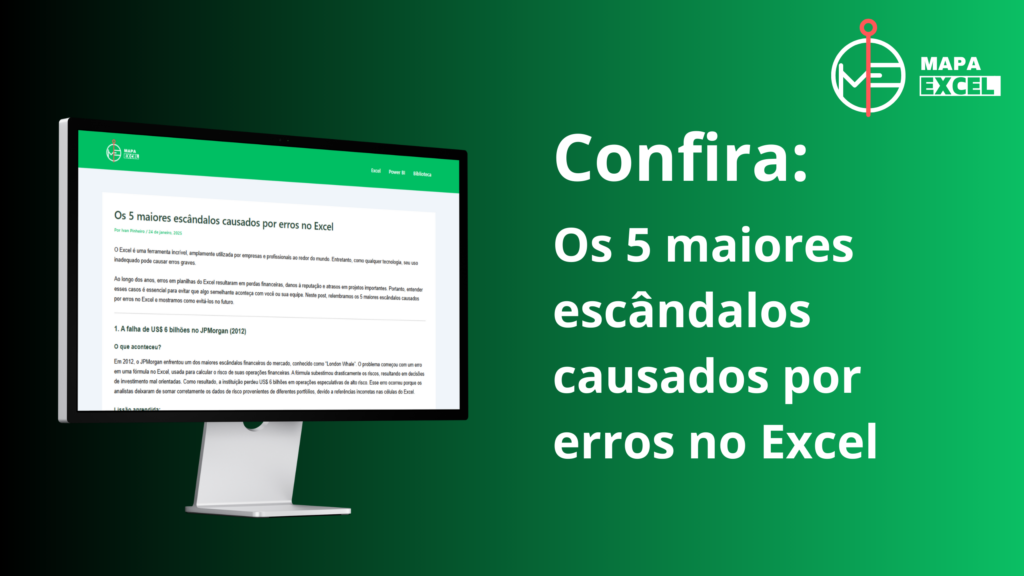 Confira: Os 5 maiores escândalos causados por erros no Excel
