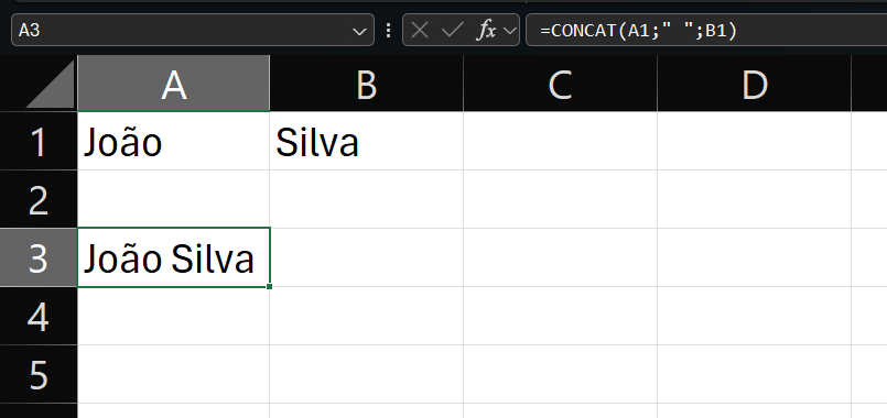 função concat