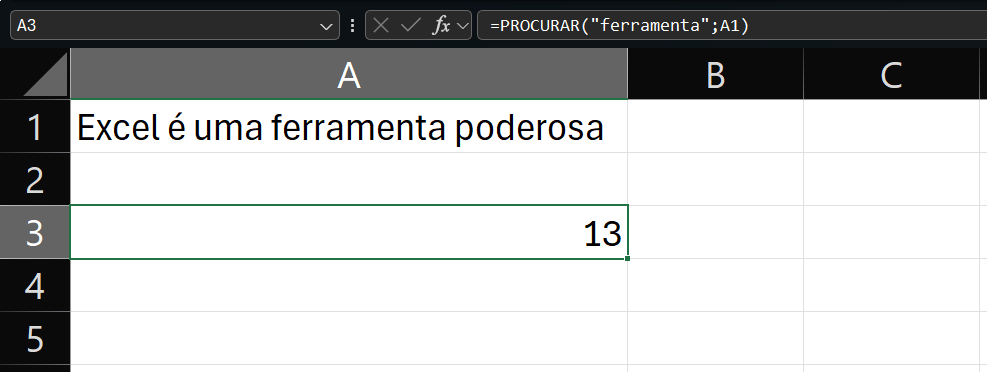 função procurar